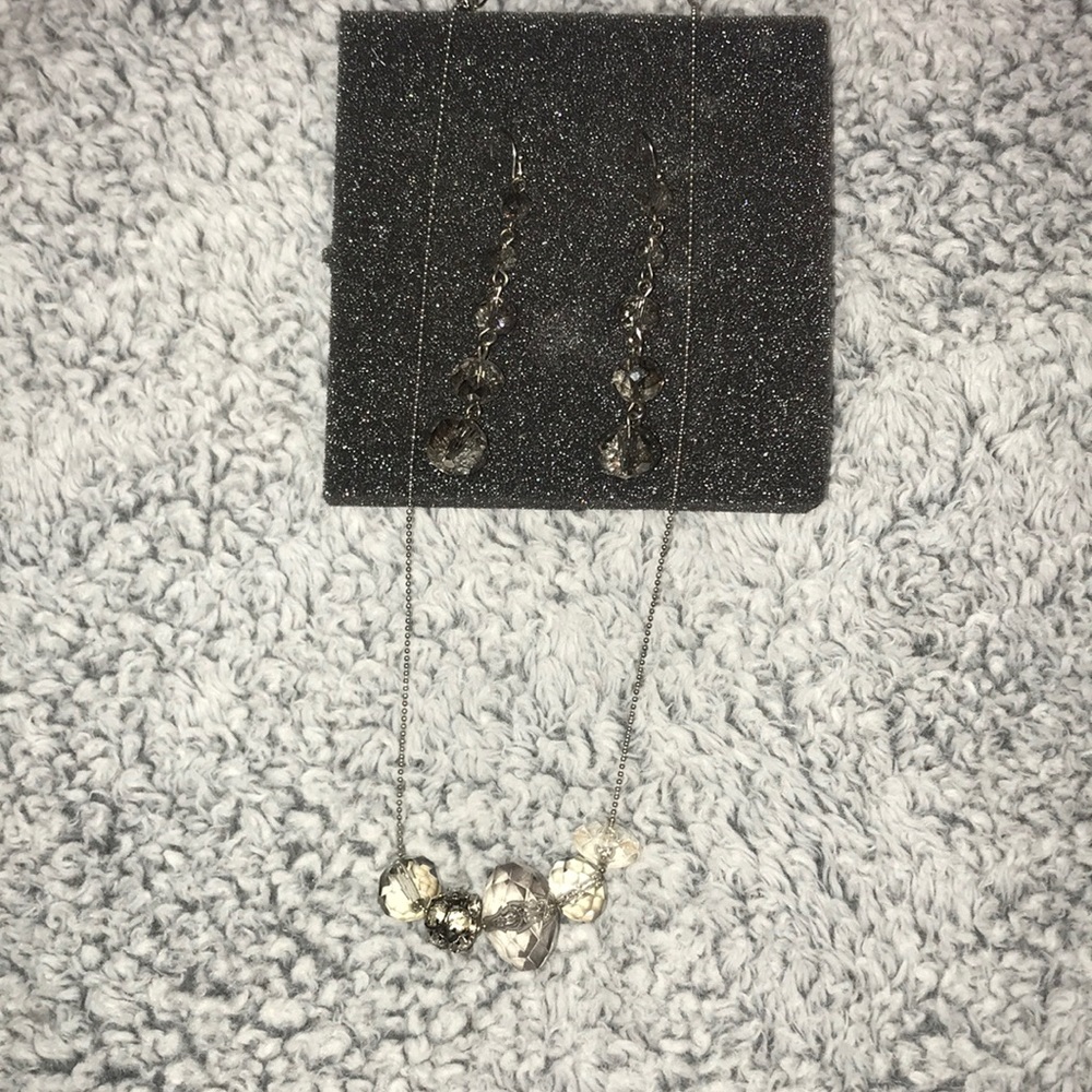 Necklace and earrings